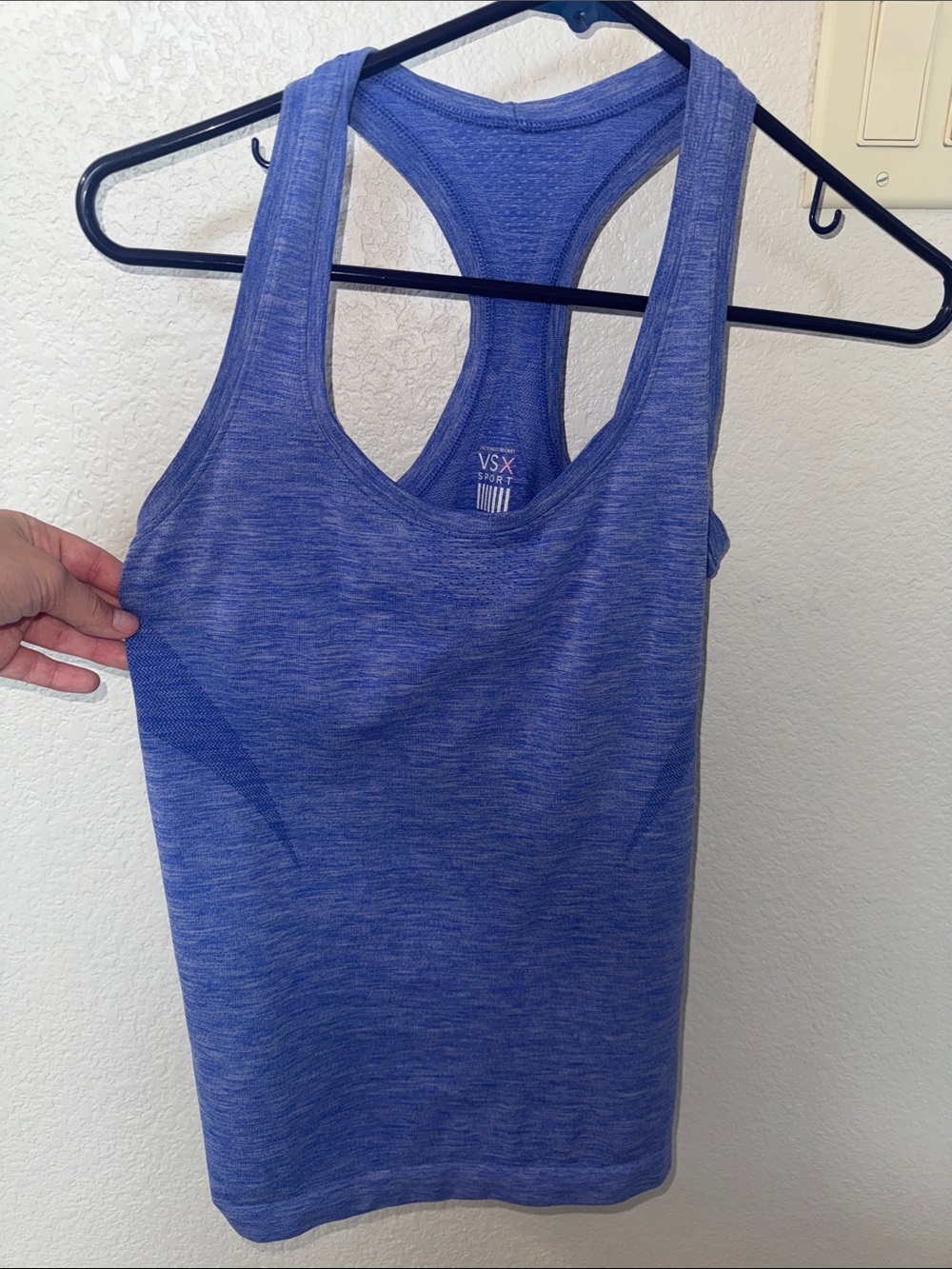 VSX Sport Heathered Royal Blue Racerback Tank